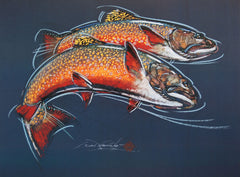 Brook Trout - Print of Pastel Drawing